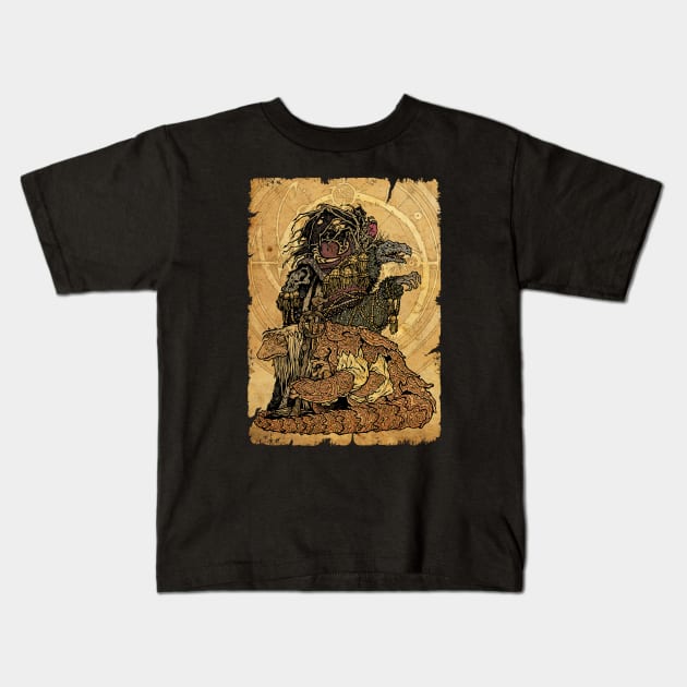 Card Dark Crystal 1 Kids T-Shirt by ngaritsuket